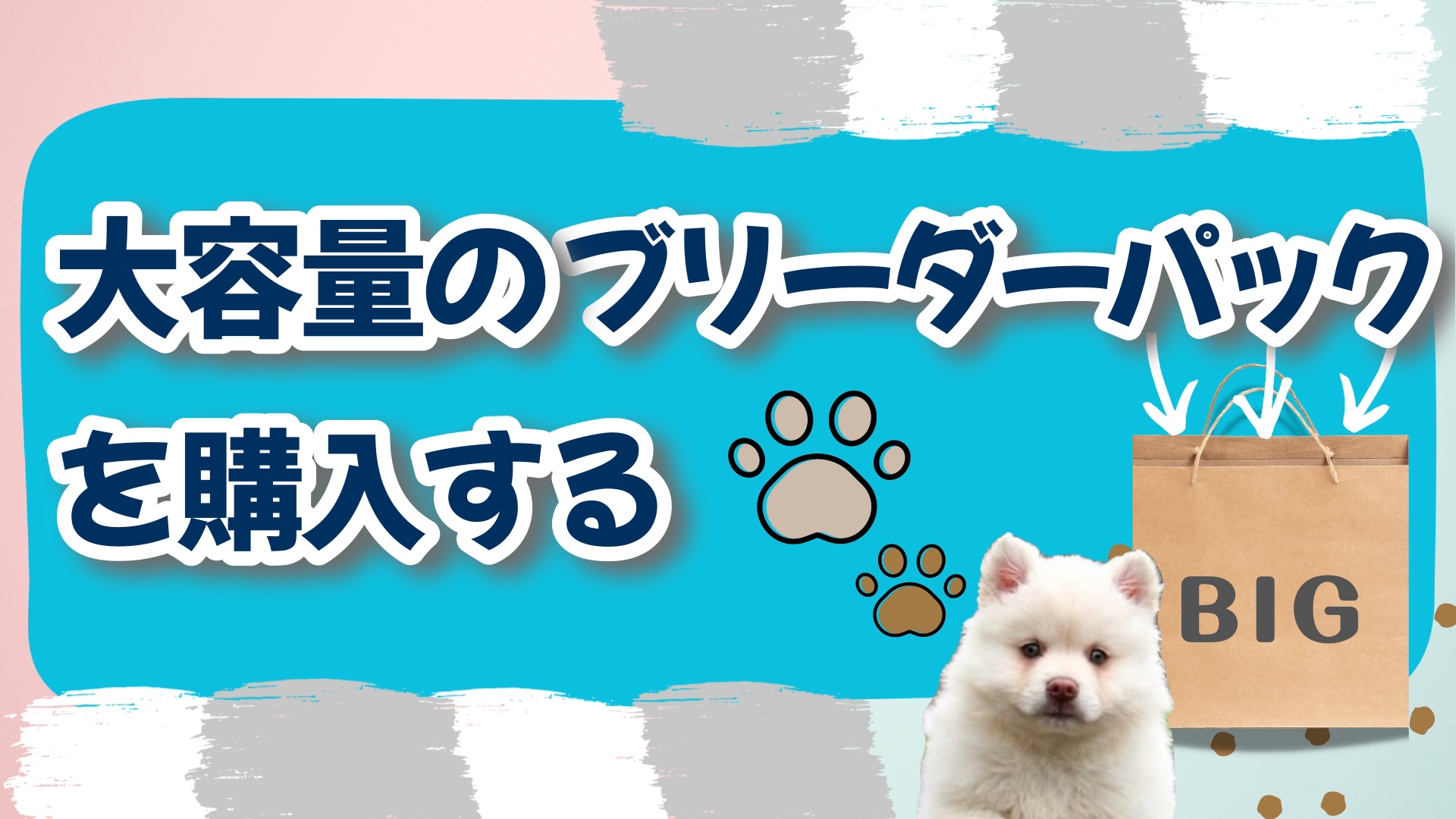 大容量のブリーダーパックを購入する