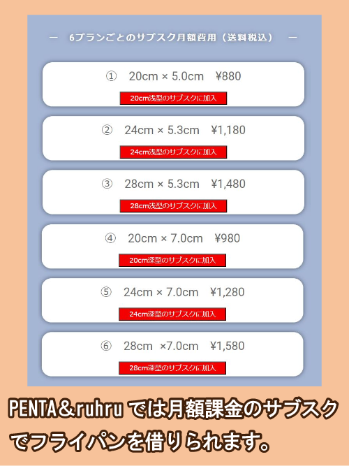 PENTA&ruhruのサブスク