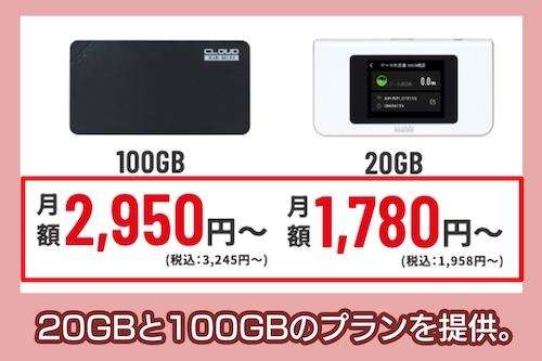 AiR-WiFiの料金相場