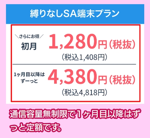 カシモWiMAXの料金相場