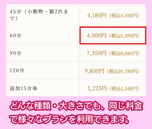 Olive Sitter(オリーブシッター)の料金相場