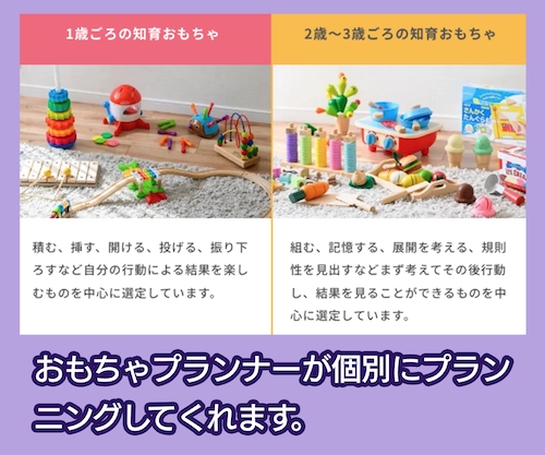 トイサブ! どんなおもちゃが届くの?