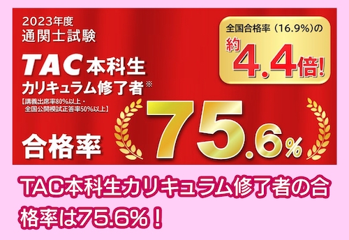 TAC 合格実績