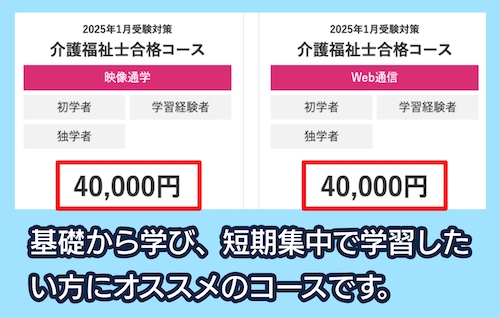 資格の大原の料金相場