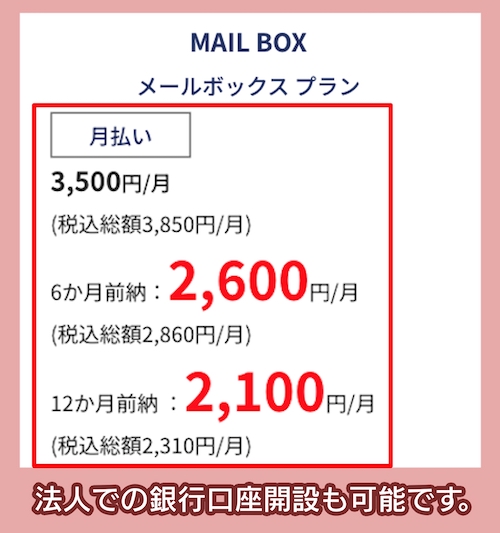 「ユナイテッドオフィス」料金プラン