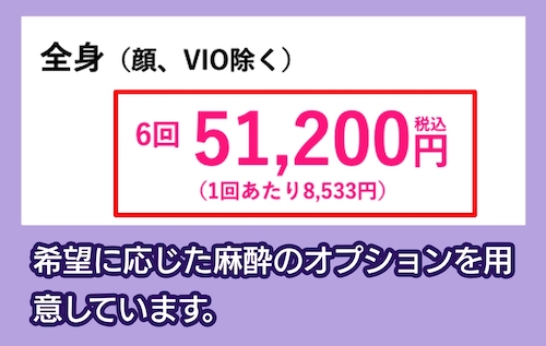 湘南美容クリニックの料金相場