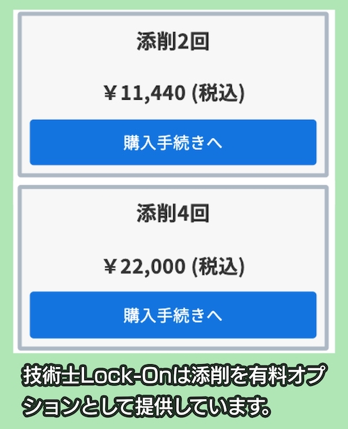 技術士Lock-On 添削の料金