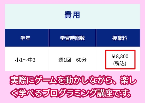 イング(学習塾)の料金