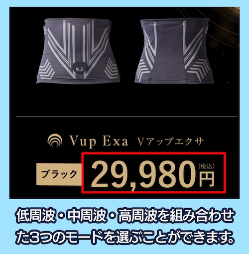 Vアップエクサの価格相場