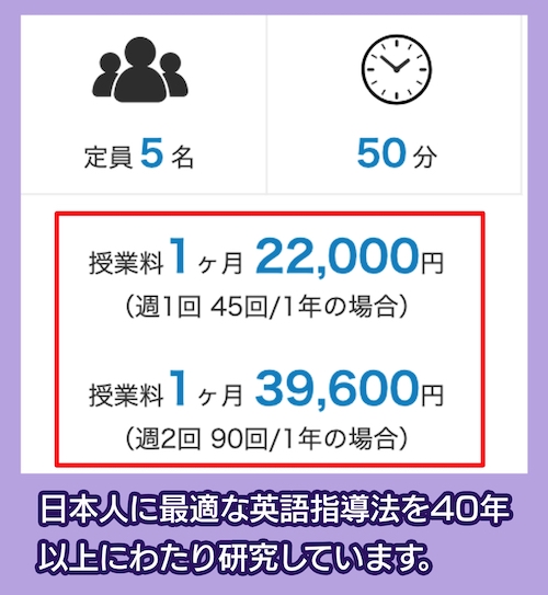 英会話イーオンの料金
