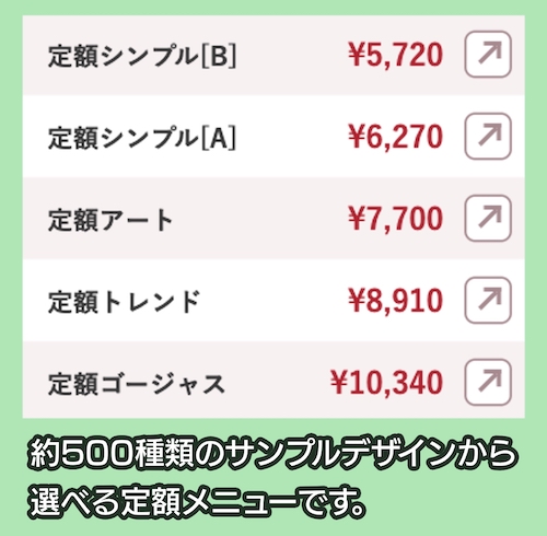 FAST NAIL 定額コース