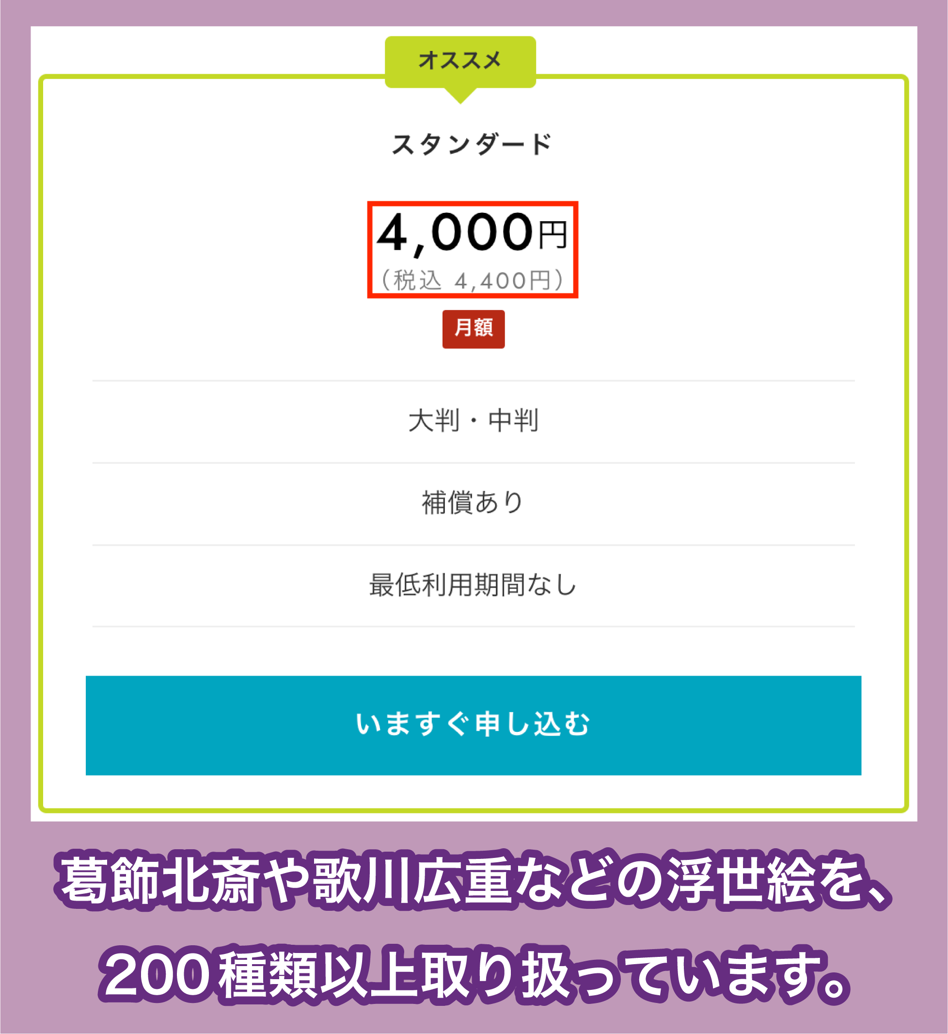 Ukioの料金