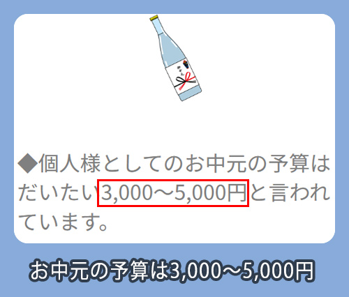 お中元 お歳暮 ドットコム お中元金額
