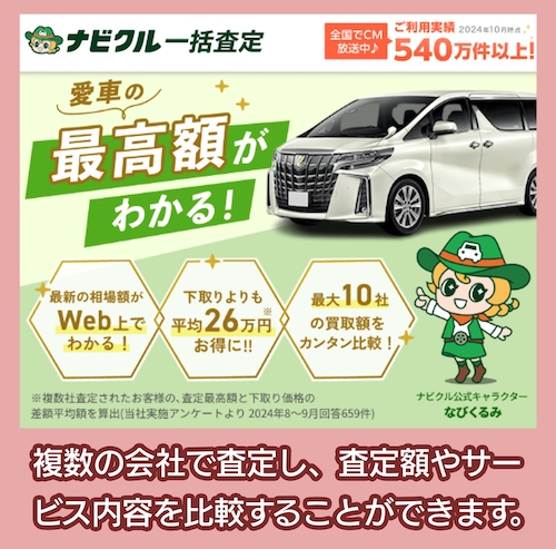 一括査定サイト ナビクル