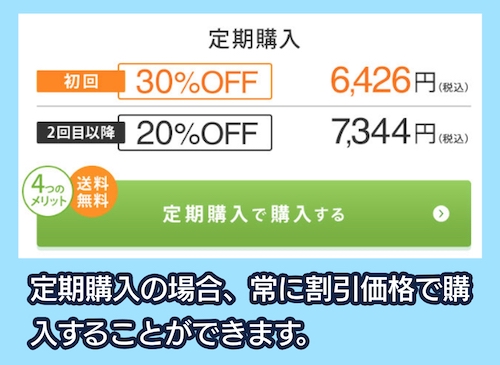 エリカ健康道場の定期購入
