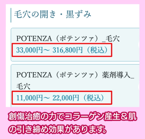 聖心美容クリニックの料金相場