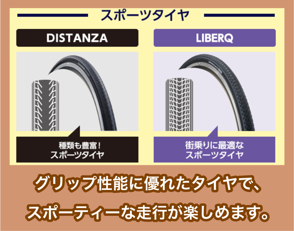 スポーツタイヤと普通のタイヤの違い