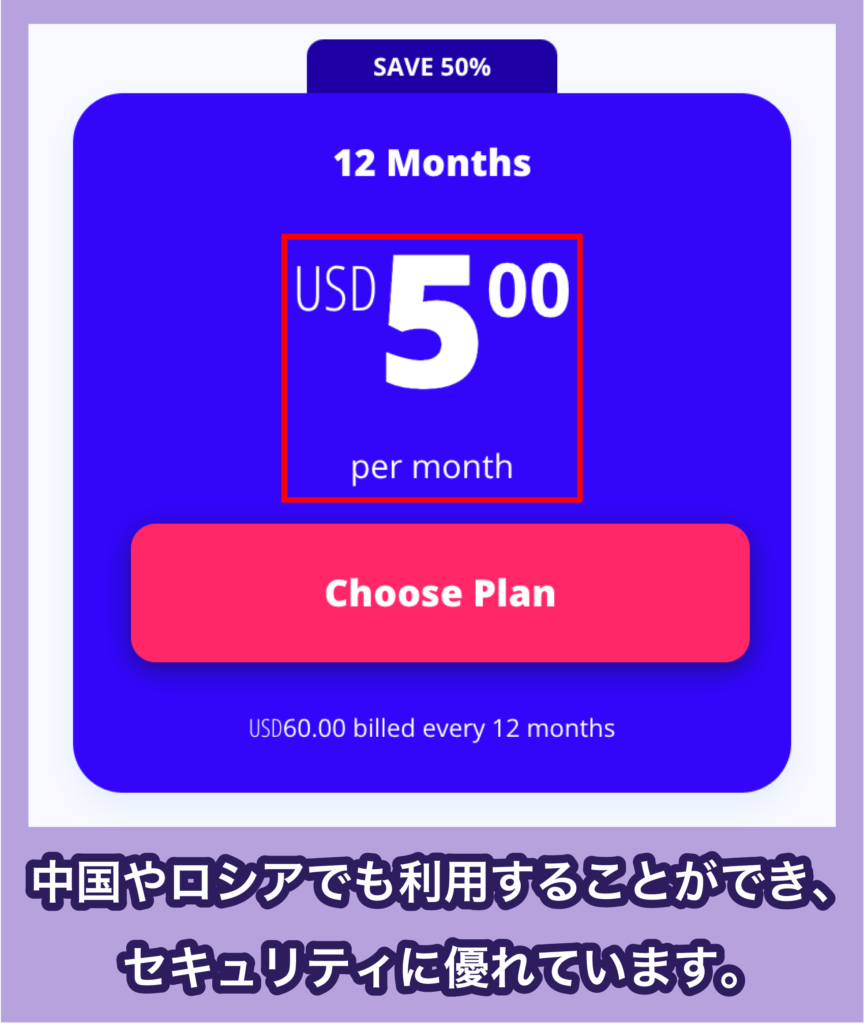 VyprVPNの月額料金