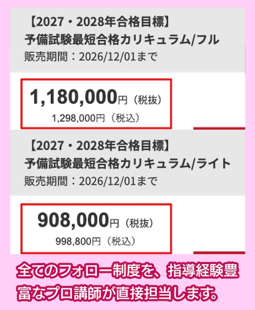アガルートの料金相場