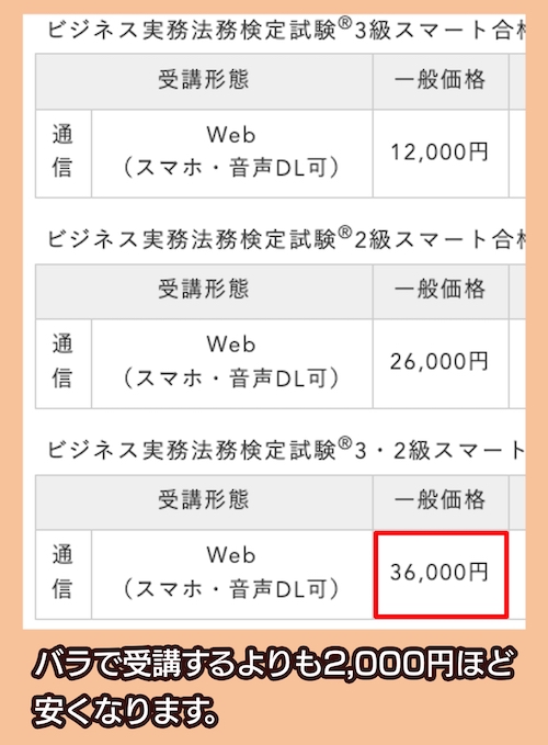 LECのセット受講