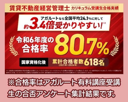 アガルート 合格実績