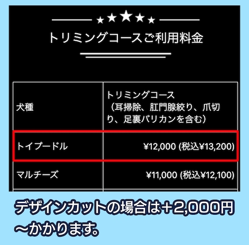 FREE DOGGYの料金相場