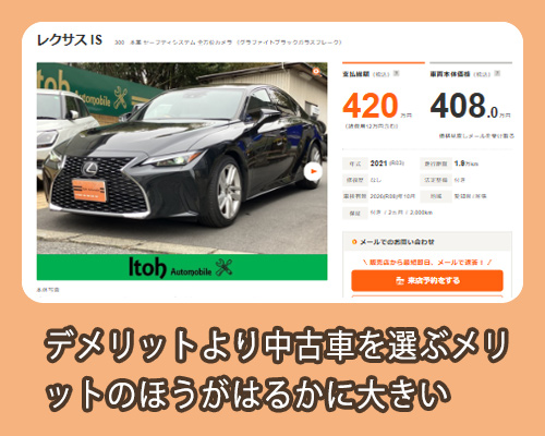 レクサス中古車について