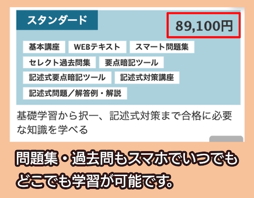 スタディングの料金相場