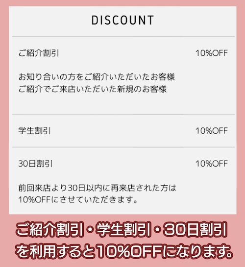 LECOの割引サービス