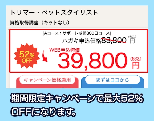 資格のキャリカレ 期間限定キャンペーン