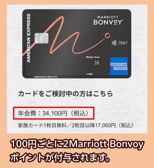 アメリカン・エキスプレス・カードの年会費